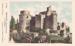 BONAGUIL  - Le Château - Carte Didactique . Publicité PAUPAUBERGE. - Andere & Zonder Classificatie