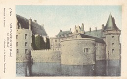 SULLY Sur LOIRE  -  Le Château -  Carte Didactique . Publicité PAUPAUBERGE. - Sully Sur Loire