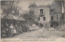 D95 - BUTRY PLAGE PAR AUVERS SUR OISE - LE MOULIN A VENT HOTEL RESTAURANT - MAISON EUGENE ROYER -(BELLE ANIMATION) - Butry