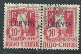 Indochine  - Taxe   - Yvert N° 21 Paire  Oblitéré  -  Ad38021 - Timbres-taxe