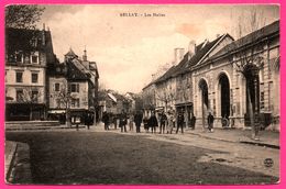 Belley - Les Halles - Animée - Edit. Des GALERIES REUNIES - 1911 - Belley