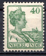 PAYS-BAS - (INDE NEERLANDAISE) - 1922-41 - N° 140 - 40 C. Vert - (Wilhelmine) - Ongebruikt