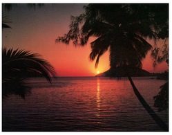 (255) Australia - Great Barrier Reef Sunset - Great Barrier Reef