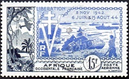 Détail De La Série - Anniversaire De La Libération Obl. AOF N° PA 17 - 1954 10e Anniversaire De La Libération