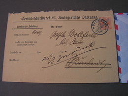 Backnang EF Amtsgericht  1910 - Covers & Documents