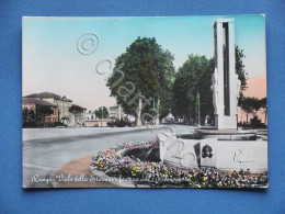 Cartolina Rovigo - Viale Della Stazione E Fontana Della Riconoscenza - 1960 Ca. - Rovigo