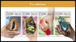 GUINEA REP. 2018 MNH** Minerals Mineralien Mineraux M/S - OFFICIAL ISSUE - DH1821 - Minéraux