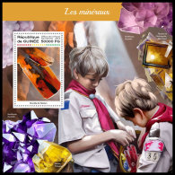 GUINEA REP. 2018 MNH** Minerals Mineralien Mineraux S/S - OFFICIAL ISSUE - DH1821 - Minéraux