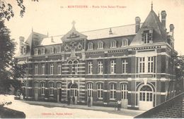 (80) Somme - CPA - Montdidier - Ecole Libre Saint-Vincent - Montdidier