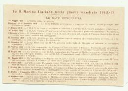 REGIA MARIA - LE DATE MEMORABILI   NV FP - War 1914-18