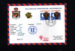 Austria / Oesterreich 1983 Pro Juventute Ballonpost  Liechtenstein - Ballons