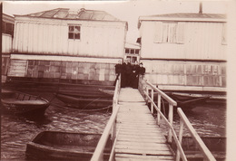 Photo 1898 JOUY (Jouy-le-Moutier ??) - Le Bâteau Lavoir "Monin", Bords De Seine ? (A194) - Jouy Le Moutier