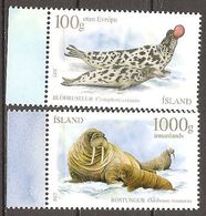 Island Iceland Islande 2012 Seals Robben Michel No. 1367-68 Mint Postfrisch Neuf MNH ** - Neufs