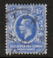 EAST AFRICA & UGANDA PROTECTORATE  Scott # 45 VF USED - Protectorados De África Oriental Y Uganda