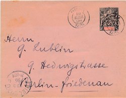 Lettre Entier Groupe Papeete Taiti (Tahiti) Pour Berlin - Cartas & Documentos