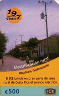 TARJETA TELEFONICA DE COSTA RICA. (PREPAGO) ELECTRIFICACIÓN RURAL. 001 - Costa Rica