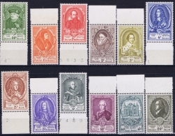 Belgium:  OBP 880 - 891   Postfrisch/neuf Sans Charniere /MNH/**  1952 - Unused Stamps