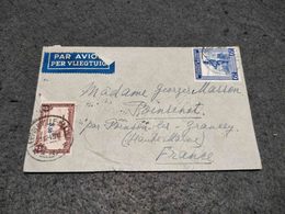 CONGO BELGE CIRCULATED COVER LEOPOLDVILLE TO FRANCE 1945 - Lettres & Documents