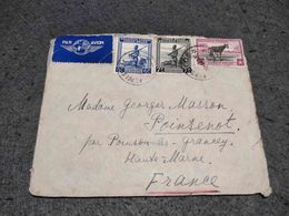 CONGO BELGE CIRCULATED COVER LEOPOLDVILLE TO FRANCE UNKNOWN DATE - Brieven En Documenten