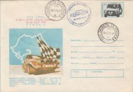 D6581- DANUBE RALLY, CARS, SPORTS, COVER STATIONERY, 1978, ROMANIA - Cars