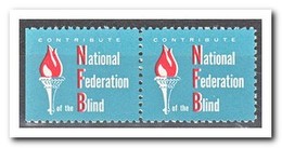 Amerika, Postfris MNH, National Federation Blind ( Left Imperf. ) - Unclassified