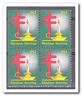 Amerika 1952, Postfris MNH, Christmas ( Above And Left Imperf. ) - Ohne Zuordnung