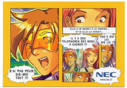 Carte Publicitaire Pour Les Téléphones NEC - Advertising