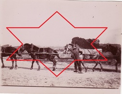 Photo 1898 VILLENEUVE-LE-ROI - Travaux En Bords De Seine, Carrière, Gravière, Attelage Tractant Les Wagonnets (A194) - Villeneuve Le Roi