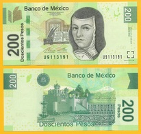 Mexico 200 Pesos P-125 2015 (Serie BD) UNC - Mexique