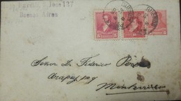 L) 1903 ARGENTINA, BELGRANO, 10C, RED, RIVADAVIA, SCOTT A63 5C CARMINE, POSTAL STATIONARY, XF - Covers & Documents