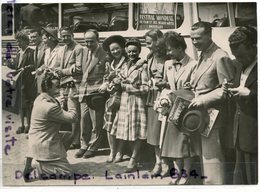 - Photo De Presse - Original - Lisette LANVIN, Bernard BLIER, Blanchette BRUNOY,film, Bruxelles. 11-06-1947, TBE, Scans. - Famous People