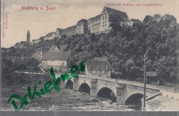 Kirchberg Jagst, Partie Mit Schloss Und Jagstbrücke,, Um 1907 - Crailsheim
