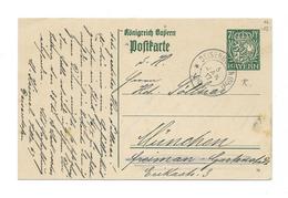 Postkarte (Ganzsache) - 5.1.1917 Von Deisenhofen Nach München - Echt Gelaufen - Autres & Non Classés