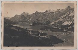 Sils Im Engadin - Blick Von "Der Letzten Bank" Auf Sils, Den Silsersee Und Maloja - Photo: E. Meerkämper - Sils Im Engadin/Segl