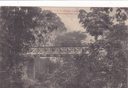 AFRIQUE,AFRICA,guinée Française,CONAKRY,colonie ,cédée Par Les Anglais Aux Français En1891,pont Garakaoudi ,brousse,rare - Frans Guinee