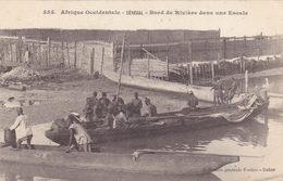 AOF,AFRIQUE,Sénégal,1914, Colonie,DAKAR,NDAKAROU,prés Mauritanie,mali,guinée,gambie,port,rivière,métier De La Mer,rare - Sénégal