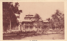 ASIE,ASIA,viet-nam,COLONIALE,SAIGON  EN 1934 ,AVEC TIMBRE INDOCHINE,jardin Botanique Français,musée De La Brosse,rare - Kambodscha