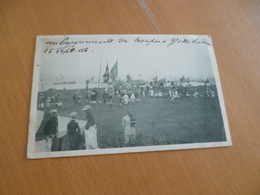 Carte Photo Japon Japan Yokohama 1 TP Ancien 1904 Embarquement Des Troupes - Yokohama