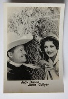Belle Chromo Photo Ancienne Jack Oakie Et June Collyer Couple Cinéma Américain Film Dude Ranch - Other