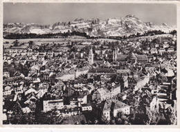 SUISSE,SCHWEIZ,SVIZZERA,SWITZERLAND,HELVETIA,SWISS ,SAINT GAL,SAINT GALLEN,VUE AERIENNE,1951,PHOTO ECHTER - Saint-Gall