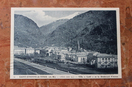 SAINT ETIENNE DE TINEE (06) - VILLA "LATIL" ET LE BOULEVARD D'AURON - Saint-Etienne-de-Tinée