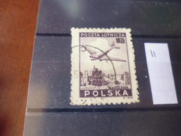 POLOGNE TIMBRE POSTE AERIENNE     YVERT N°11 - Used Stamps