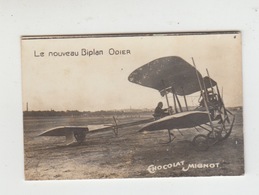 PETITE PHOTO CHOCOLAT MIGNOT / AVIATION - LE NOUVEAU BIPLAN ODIER - Chocolat