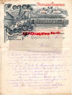 17-ROCHEFORT-LA ROCHELLE- RARE LETTRE MANUSCRITE SIGNEE F. FROISSANT-DISTILLERIE CHARENTAISE-CHARENTE-RHUM-VERMOUTH-1899 - 1800 – 1899