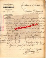 11 - CARCASSONNE - RARE LETTRE MANUSCRITE SIGNEE CH. BOUDINON -VINS A LA COMMISSION- BORDEAUX-45 RUE DE LASEPPE-1897 - 1800 – 1899