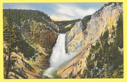 THE GREAT FALLS YELLOWSTONE NATIONAL PARK WYOMING UNION PACIFIC RAILROAD - Yellowstone