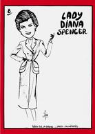 CPM Angleterre Royaume Uni Lady Diana Spencer Royauté Royalty Jihel Tirage Limité Numéroté Signé En 100 Exemplaires - Other & Unclassified