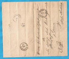 1875   AUSTRIA  JUGOSLAVIJA VOJVODINA BANAT  EX OFFO LETTER NAGY-BECSKEREK ZRENJANIN   PER  SERB. NEUZINA   INTERESSANT - Prefilatelia