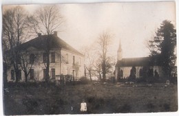 VOERDE Düsseldorf Villa A Friedhof Mit Kapelle Mädchen Vorn 14.10.1911 Original Private Fotokarte Zeitdokument - Voerde