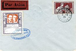 Etampes-Dakar Bréguet-Renault 03/02/1925-Record Du Monde Lemaitre-Arrachard - 1960-.... Covers & Documents